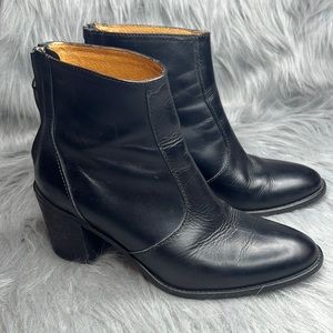 Madewell Ames Boot in Black Leather Size 7